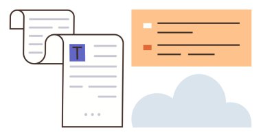 Bulut deposu, belge organizasyonu, çevrimiçi kütüphane, iş akışı araçları, dijital veriler, bilgi paylaşımı. Özellik belgeleri, bulut ve veri etiketleri. Bulut depolama ve belge düzenleme kavramı