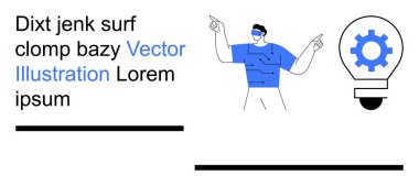 Teknoloji, yenilik, problem çözme, yaratıcılık, teknoloji çözümleri, yazılım geliştirme. Ampulün içindeki teçhizata bakan biri. Teknoloji ve yenilik kavramı