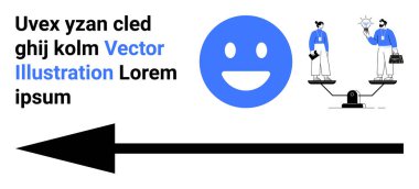Liderlik, karar verme, yenilik, profesyonel büyüme, takım başarısı, kariyer stratejileri. Gülen yüz, insanlarla ok ölçeği. Liderlik ve karar verme