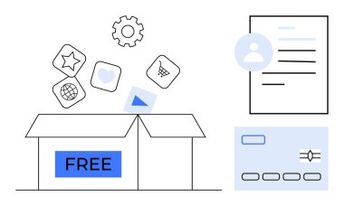 Abonelikler, e-ticaret, dijital hizmetler, kullanıcı arayüzü, online teklifler, müşteri ilişkileri. Beleş işaret tabelaları, profil sayfası ve gösterge paneli tasarımı içeren kutucuğu aç. Üyelikler