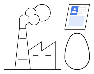 Kimlik konsepti. Kimlik tespiti endüstriyel sistemleri teknoloji entegrasyonu için kişisel verilere bağlıyor. Teknoloji, sanayi politikası, güvenlik ve üretim için kimlik süreçleri