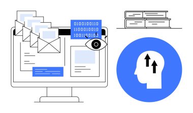 Veri gizliliği kavramı. Dijital iletişim, siber güvenlik ve kişisel bilgi odaklı veri gizliliği. Şirket, eğitim, teknoloji, hukuk ve eğitim için veri gizliliği