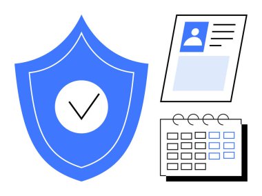 Dijital güvenlik kavramı. Kimlik doğrulama ve güvenli zamanlama kullanılarak kişisel bilgilerin korunması. Dijital güvenlik veri koruması, kimlik doğrulama ve güvenli erişim sağlar. Siber güvenlik için.