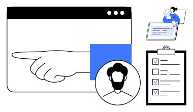 Profil yönetimi. Profil yönetimi kullanıcı arayüzleri, kişiselleştirme seçenekleri ve doğrulama kavramlarıyla gösterilir. Uygulamalar, web siteleri, HR ve UX tasarım projeleri için profil yönetim araçları