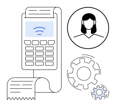 Dijital ödemeler, müşteri yönetimi, işlem işlemleri, kablosuz sistemler, finansal teknoloji, perakende araçlar. Faturalı, müşteri yüzlü ve vitesli bir ödeme terminali. Dijital ödemeler
