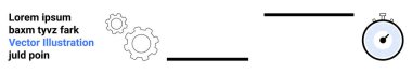 Zaman yönetimi, süreç optimizasyonu, iş akışı gelişimi, dakiklik, mühendislik, takım çalışması. Minimalist tasarımı olan vites ve kronometre. Zaman yönetimi ve optimizasyon kavramı