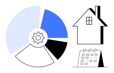 İş analizleri, emlak planlaması, konut piyasası eğilimleri, veri yönetimi, yatırım stratejisi, programlama. Turta şeması, ev ve takvim elemanları. İş analizleri ve emlak planlaması