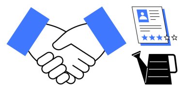 Anlaşmayı ve güveni temsil eden tokalaşma, işe alımı yansıtan reytinglerle devam etme ve sulama büyümeyi işaret edebilir. Ortaklık, işe alım, işbirliği, güven, başarı, yetiştirme için ideal