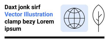 Sürdürülebilirlik, doğa koruma, çevre dostu uygulamalar, eğitim, çevre bilinci, markalaşma. Temiz bir düzende bir yaprağın yanındaki dünya simgesi. Sürdürülebilirlik ve doğa koruma kavramı