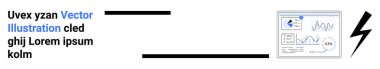 Veri analizi, izleme performansı, iş zekası, istatistiksel analiz, teknoloji, gösterge paneli görselleri. Grafikleri ve grafikleri gösteren dijital ekran. Veri analizi ve izleme kavramı