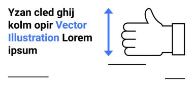 İş sunumu, bilgi tasarımı, eğitim, ölçüm kavramları, onay sembolleri, tasarım kavramları. Dikey ok ve metin tutucularla grafikler yukarı. İnfografik tasarım