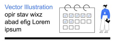 İş akışı planlaması, verimlilik, zaman yönetimi, program takibi, organizasyon, ofis kültürü. İçinde çek kutuları olan bir takvim ve elinde belgeler olan bir kişi. Verimlilik ve iş akışı planlaması