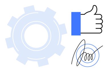 İşlem yönetimi. Dişliler, baş parmaklar ve dijital imza elemanları yönetim, onay ve kimlik doğrulama. İş, otomasyon, belge ve iş akışlarında verimliliği artırma süreci