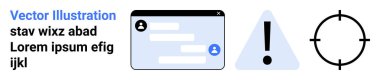 Dijital iletişim, güvenlik uyarısı, hedef hassasiyeti, kullanıcı arayüzü tasarımı, çevrimiçi güvenlik, odaklanma araçları. Sohbet arayüzü, ünlem işareti hedef simgesi. İletişim ve güvenlik uyarı kavramı