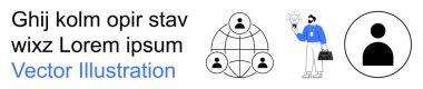 Ağ kurma, iletişim, takım işbirliği, profesyonel bağlantı, sosyal medya, teknoloji arayüzü. Kullanıcı simgelerine sahip küreler ve elinde ampul tutan bir profesyonel. Ağ ve iletişim