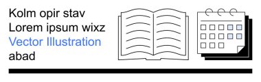 Eğitim, zaman yönetimi, planlama, planlama, bilgi, organizasyon. Boş sayfaları ve asılı yüzükleri olan takvimi olan kitabı aç. Eğitim konseptinde zaman yönetimi ve planlama