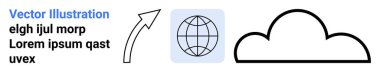 Bulut hesaplama, veri depolama, internet teknolojisi, küresel iletişim, bağlantı, bulut hizmetleri. Kara bulut çizgisi, yukarı ve ızgara şeklindeki dünya sembolünü gösteren ok. Bulut hesaplama ve veri
