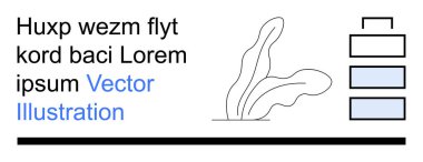 Grafik tasarım, yaratıcı planlar, modern arayüzler, eğitim materyalleri, sanat projeleri, dijital pazarlama. Metin ve geometrik şekilli minimalist yaprak çizimi. Grafik tasarım ve yaratıcı