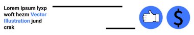 İş onayı, finansal başarı, karar verme, çevrimiçi işlemler, uygulama tasarımı, kullanıcı geribildirimi. Metnin yanında görülen simge ve dolar sembolünü parmakla göster. İş onayı ve mali başarı