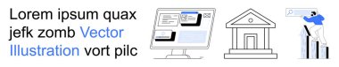 Finansal hizmetler, veri analizi, bankacılık, teknoloji kullanımı, uzak operasyonlar, çevrimiçi hizmetler. Bilgisayar ekranı, banka simgesi veri arama etkinliği. Mali hizmetler ve veri analizi kavramı