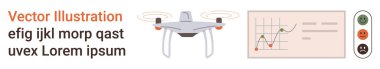 Quadcopter teknolojisi, piyasa analizi, veri görselleştirmesi, performans takibi, araştırma sonuçları, uzak operasyonlar. Quadcopter uçuşu, veri tabloları ve kullanıcı geribildirim duyguları. Pazar analizi