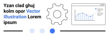 Veri ve analitik grafik arayüzü, veri görselleri ve işlemleri vurguluyor. İş, teknoloji, yenilik, mühendislik, pazarlama, eğitim için ideal