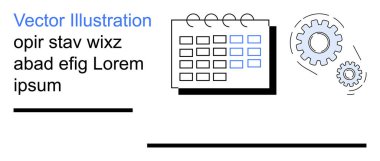 Planlama, programlama, verimlilik, iş akışı yönetimi, zaman organizasyonu, iş süreçleri. İşaretli günleri ve vitesleri olan takvim. Planlama ve zamanlama kavramları