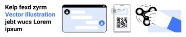 Dijital iletişim, kimlik doğrulama, eğlence araçları, teknoloji kullanımı, yenilik, tarama kodları. Sohbet arayüzü, QR kod taraması çevirici. Dijital iletişim ve kimlik