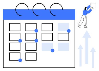 Takvim planlaması. anahtar takvim düzenleme araçları ve büyüme odaklı zamanlama. Takvim planlaması verimliliği, organizasyonu ve zamanlamayı destekler. İş, zaman yönetimi, eğitim için
