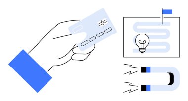 Dijital finans kavramı. Kredi kartında ödeme yeniliği ve çevrimiçi işlemler vurgulanıyor. Dijital finans, ödeme erişilebilirliğini, pazarlama stratejilerini ve teknoloji evlat edinmesini sağlıyor. İdeal