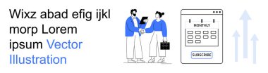 İş büyümesi, dijital araçlar, abonelik hizmetleri, mali yönetim, çevrimiçi işlemler, takım çalışması. Abonelik formuyla tokalaşan iki kişi. İş büyümesi ve dijital araçlar