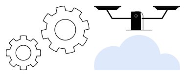 Teknoloji yeniliği, bulut hesaplaması, adalet dengesi, veri entegrasyonu, mühendislik sistemleri, otomasyon. İki vites, pullar ve bir bulut elementi. Teknoloji yeniliği ve bulut hesaplama kavramı