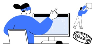 Sanal gerçeklik ve teknoloji. Sanal gerçeklik kullanıcısı dijital dünyayı keşfederken bilgisayarla etkileşime geçiyor. Sanal gerçeklik eğitimi, oyunu, iletişimi, tasarımı ve yeniliği yönlendirir