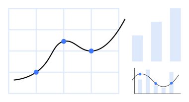 İş analizi konsepti. Çizgi grafiği ve bar grafiği olan iş analizleri büyüme ve eğilimleri gösteriyor. İş analizleri strateji ve karar verme süresince verilerin izlenmesine yardımcı olur. Finansal için ideal