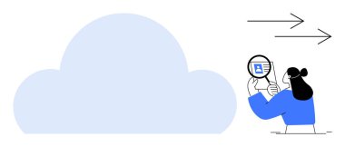 Bulut depolama kavramı. Kullanıcı kimliği doğrulama sürecine sahip bulut depolama, güvenli veri erişimi ve kusursuz yönetim. Siber güvenlik, veri erişimi, bulut teknolojisi, uzaktan çalışma, yazılım araçları için