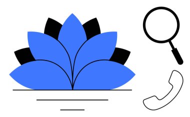 İletişim konsepti. Arama, çağrı ve etkileşim sembolleri aracılığıyla iletişim. Dijital platformlar, müşteri desteği ve iş için iletişim araçları. Ağ ve takım çalışması için ideal