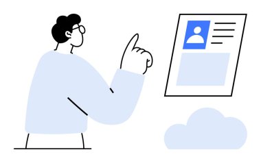 Dijital kimlik doğrulaması. Profil verileri çevrimiçi kimlik doğrulama ve güvenli erişim sistemleri. Dijital kimlik uygulamalar, güvenlik ve bulut entegrasyonu için mahremiyet sağlar. Kavramsal içerik