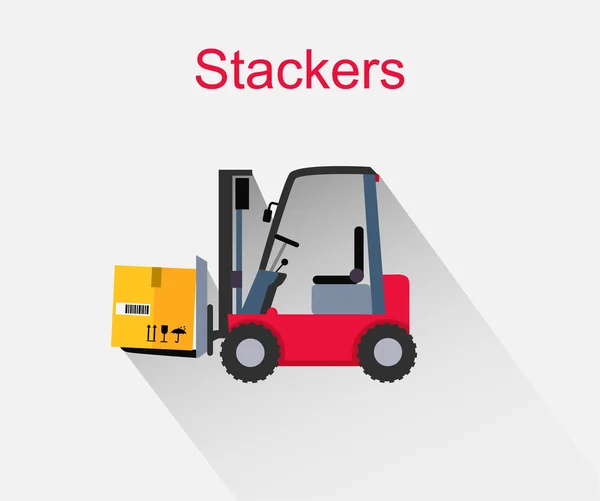 Stackers Icon Design Style Flat — Stock Vector