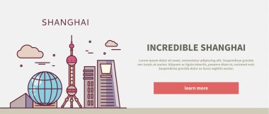 Web sayfası Çince şehir inanılmaz Şanghay
