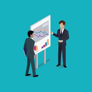 Business Report Isometric