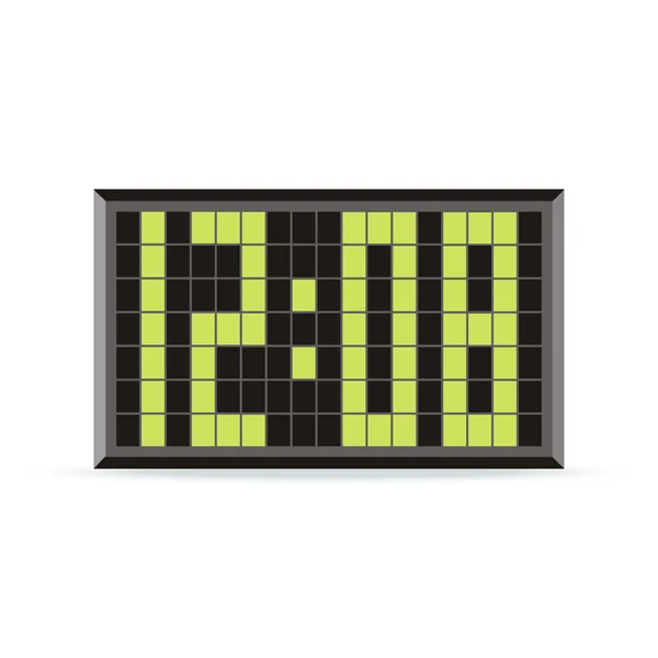 Clock Logo Icon Isolated. Watch Object — Stockový vektor