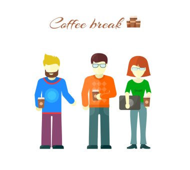 Business Team on Coffee Break
