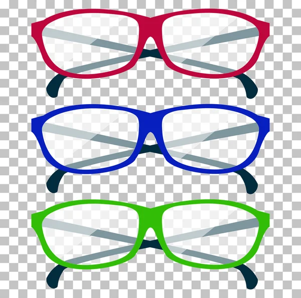 Icône de lunettes classiques — Image vectorielle