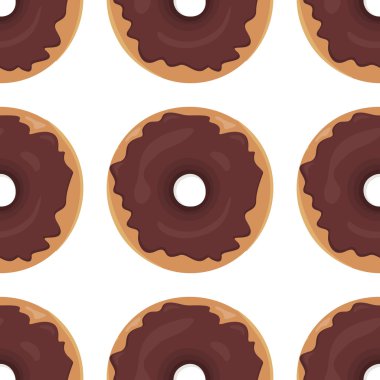 Çörek sorunsuz arka plan doku deseninin