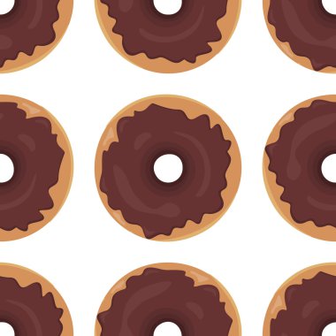 Çörek sorunsuz arka plan doku deseninin