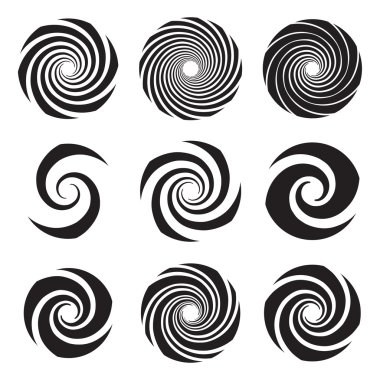 Spiral ve Swirls Op sanat topluluğu
