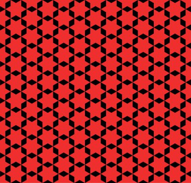 Kesintisiz geometrik yıldız desen arka plan duvar kağıdı