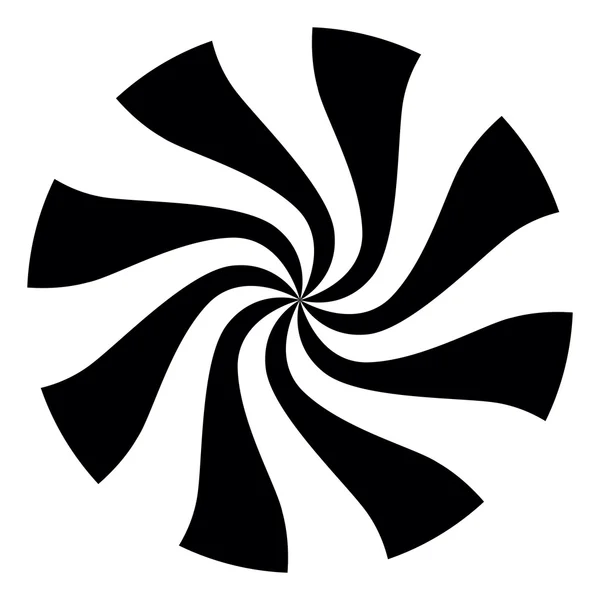 Efek Spiral swirl dalam format vektor - Stok Vektor