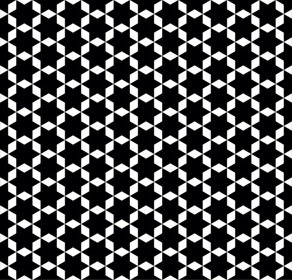 Seamless geometric star pattern background wallpaper — Stock Vector