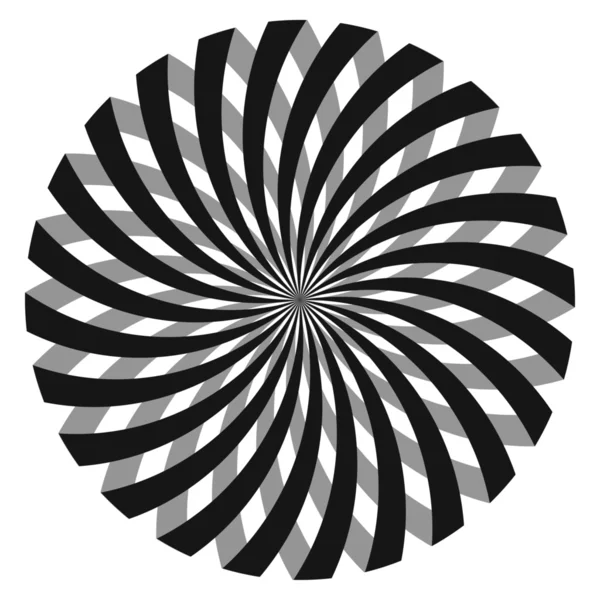 Spiraal swirl effect in vector-formaat — Stockvector